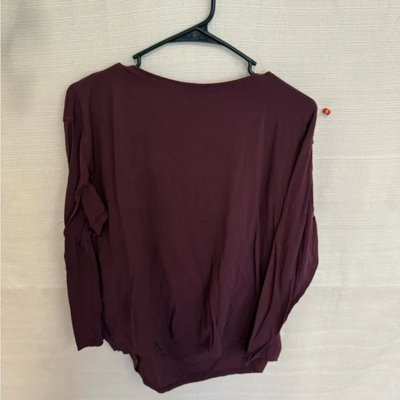Lululemon Athletica Deep Maroon Blouse - Picture 1 of 2